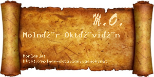 Molnár Oktávián névjegykártya